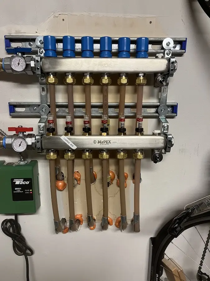 Plumber performing Leak Detection at a residential property in Barton Creek